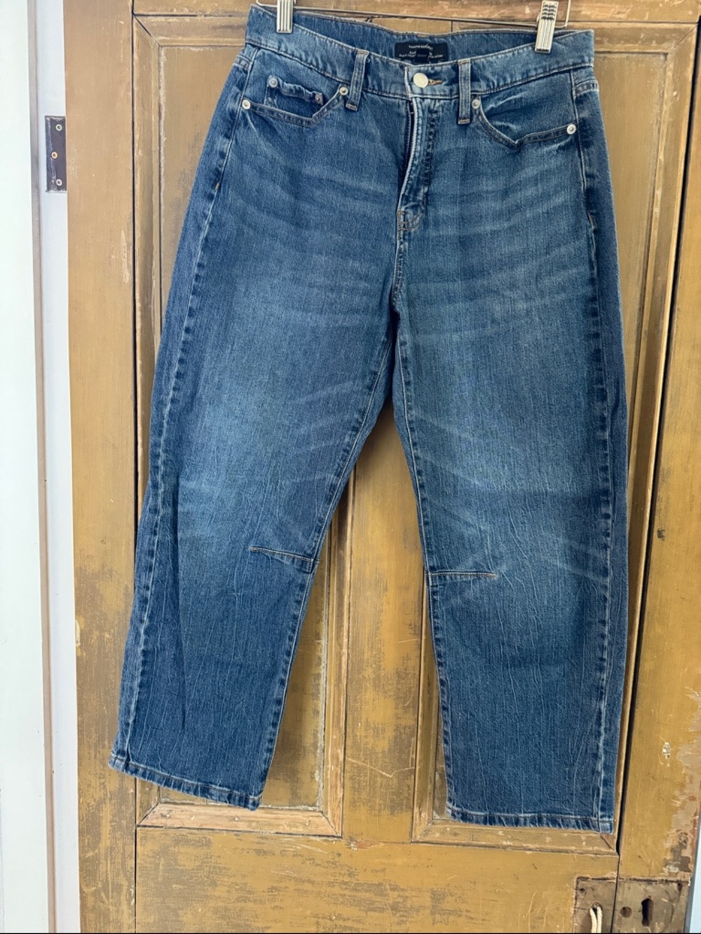 Banana Republic Factory barrel Leg Blue Jeans